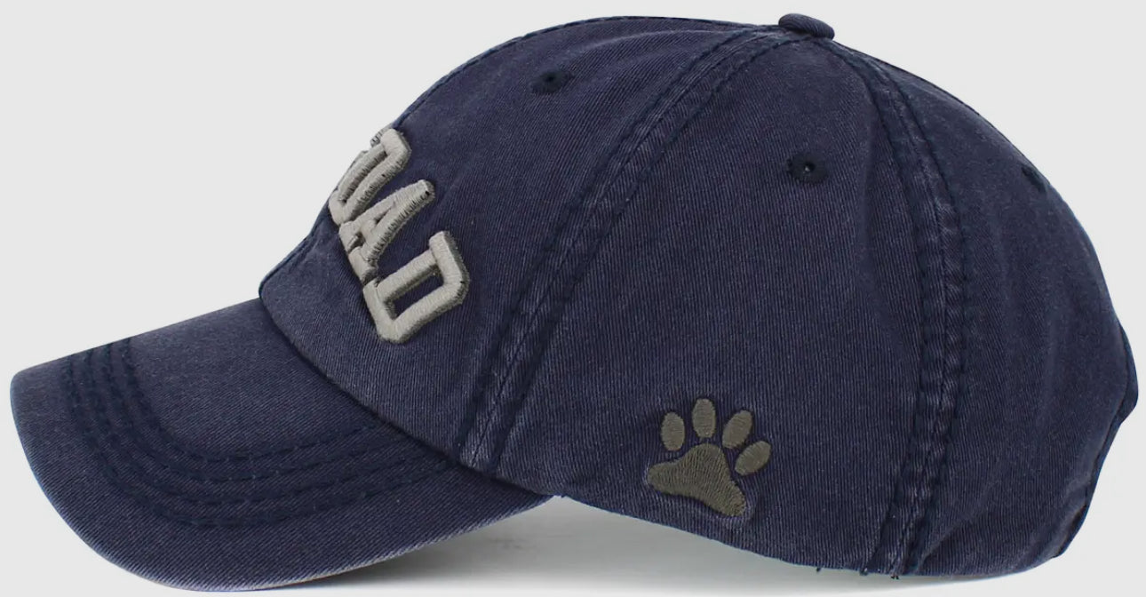 Dog Dad Washed Vintage Ballcap