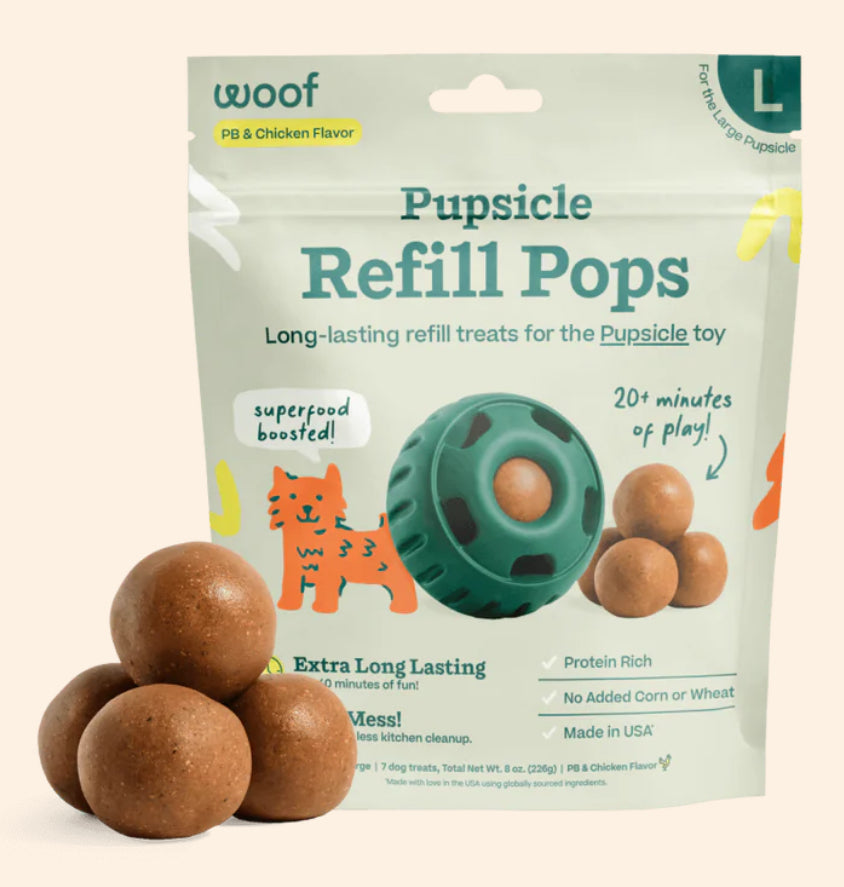 Pupsicle Refill Pops- PB & Chicken