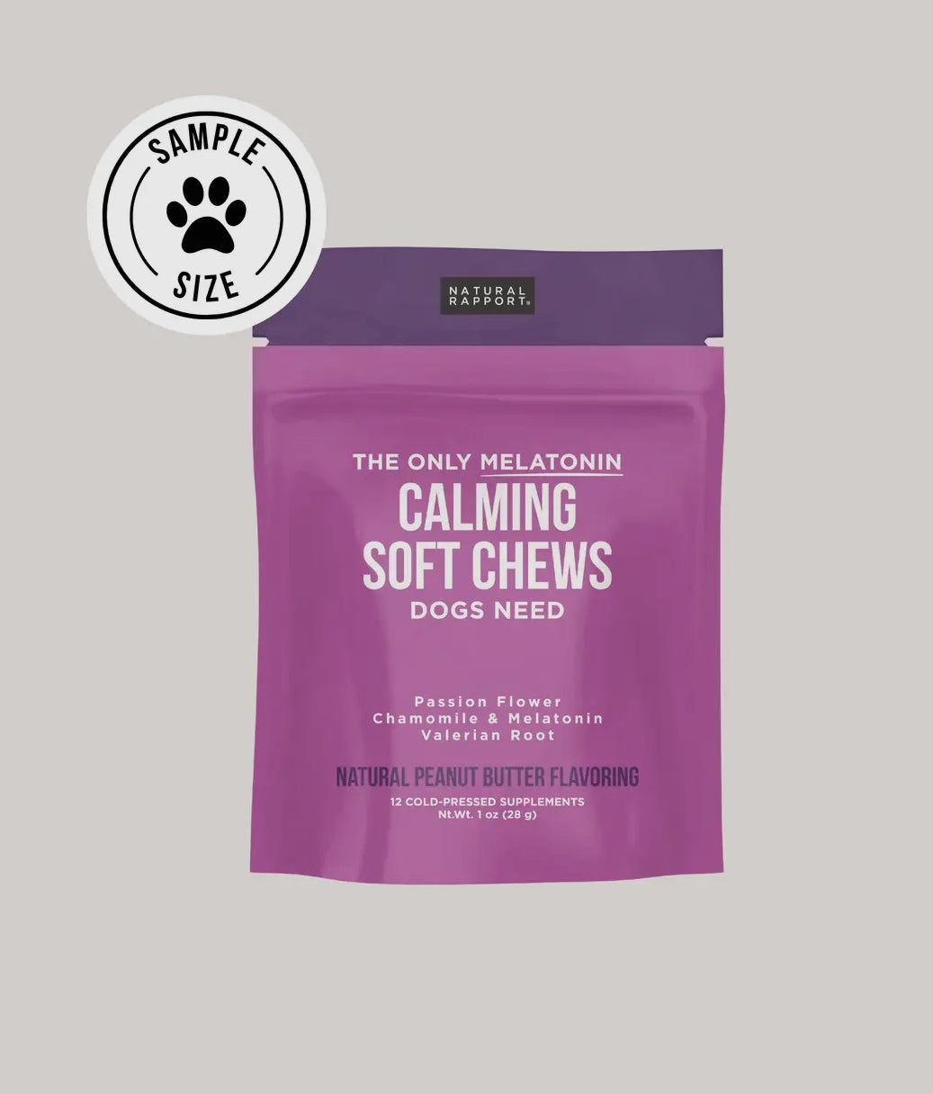 Melatonin Calming Soft Chews 12 count pouch