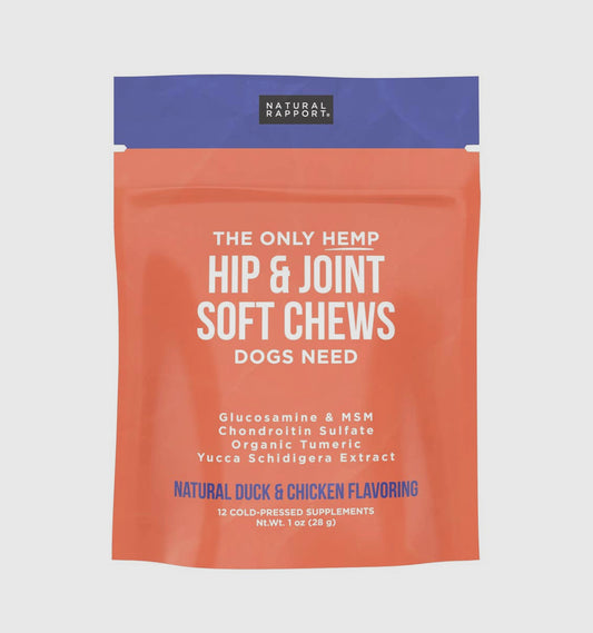 Hip & Joint Soft Chews 12 count pouch