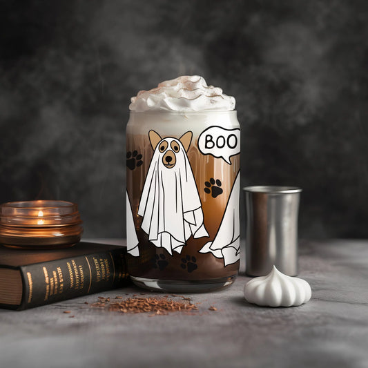 Ghost Dogs Glass Cup