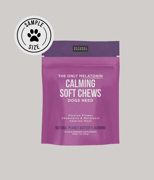 Melatonin Calming Soft Chews 12 count pouch